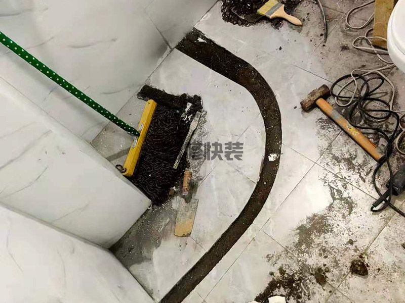 洛阳宜阳县浴室挡水条安装,二手房改造