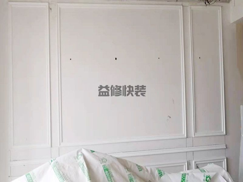 天津南开区电视背景墙装饰装修,旧房改造,墙面翻新(图1)