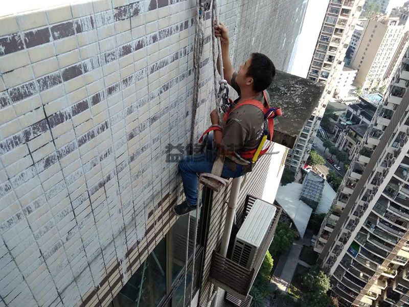 黄石下陆区高空外墙刷防水(图1)