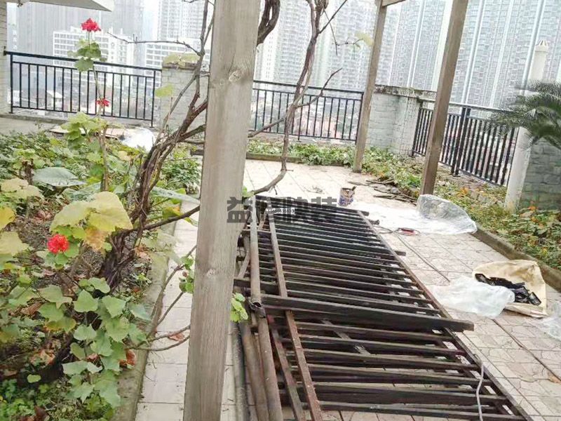 北京石景山屋顶露台栏杆翻新,水电改造,橱柜安装(图3)