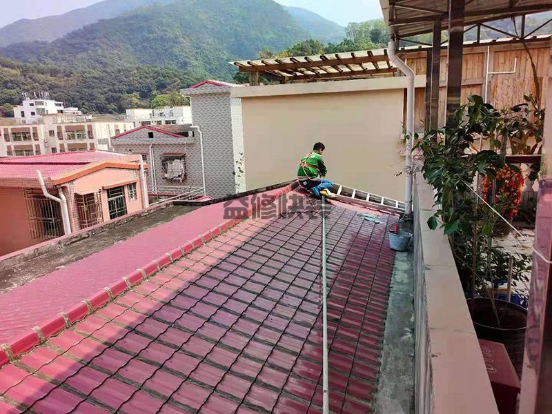 广安岳池县屋顶高空维修,门窗安装,墙面粉刷(图1)