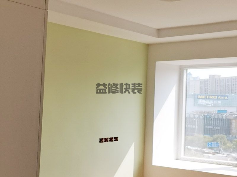 广安邻水县客厅墙面造型刷漆,水管安装(图4)