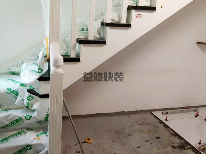 天津和平区楼梯保护地砖铺贴,局部翻新,家具安装